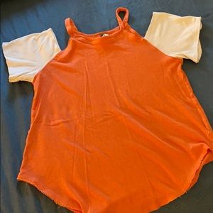 Free people off the shoulder shirt size S